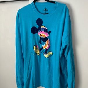 Long sleeve Disney tie dye , Mickey shirt. Size 2 XL.